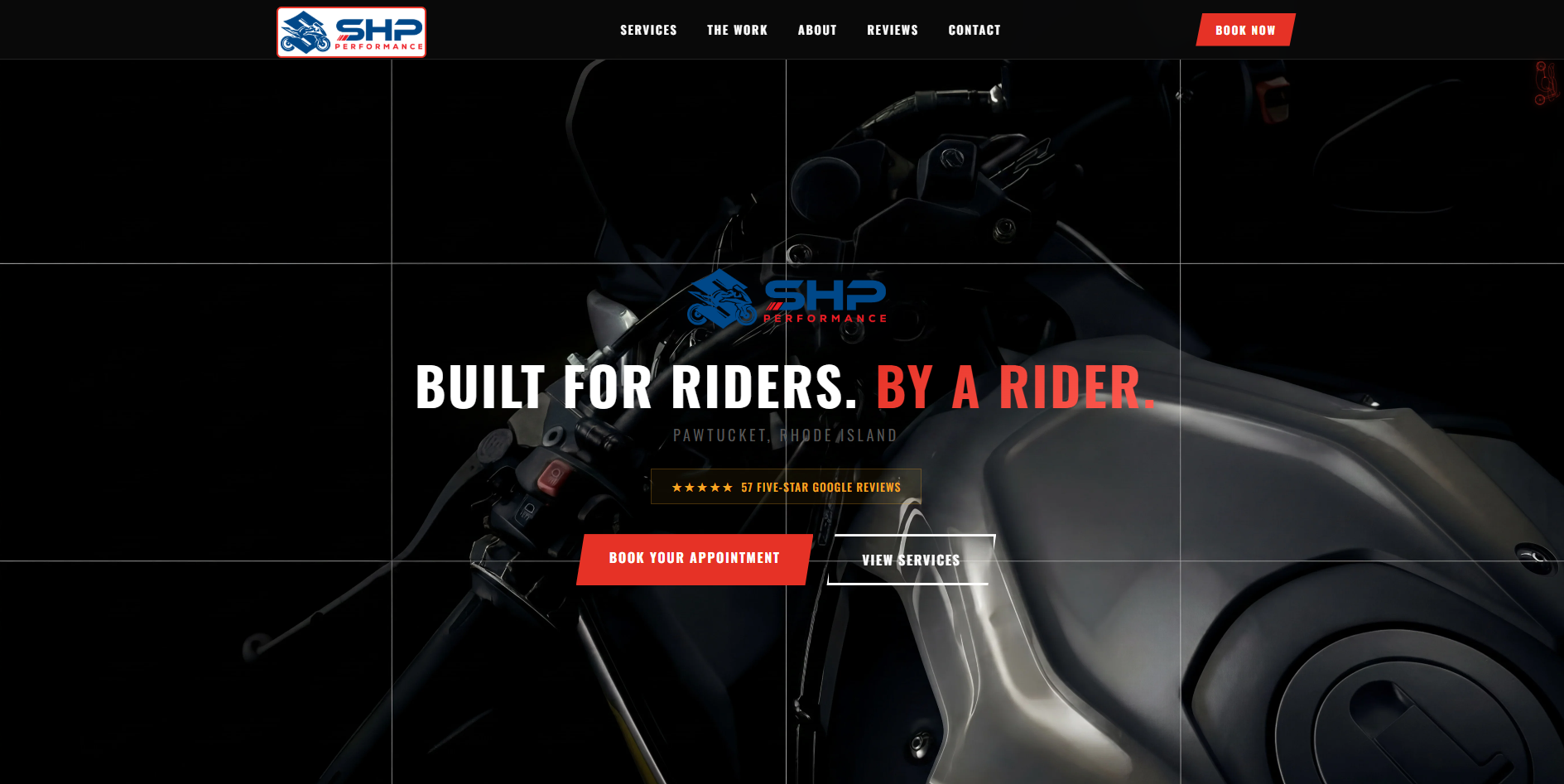 SHP Performance website